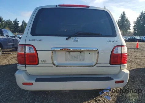 2000 Lexus Lx 470 z USA, uszkodzony, nr VIN JT6HT00WXY0082627